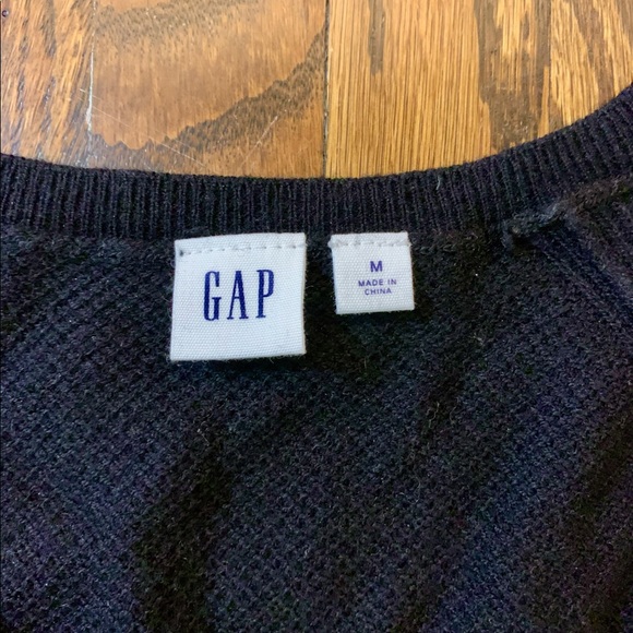 Black V-Neck Sweater - Picture 3 of 4